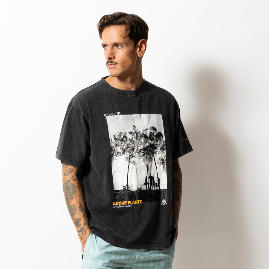 ROARK ロアーク Tシャツ "NATIVE PLANTS" WELL WORN TEE RTJM1220