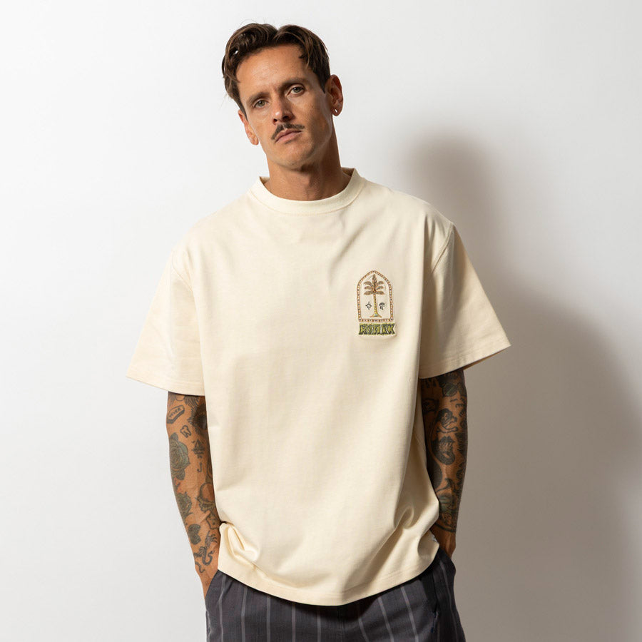 ROARK ロアーク Tシャツ "AUGS PALM" 14oz H/W TEE RTJHW1221