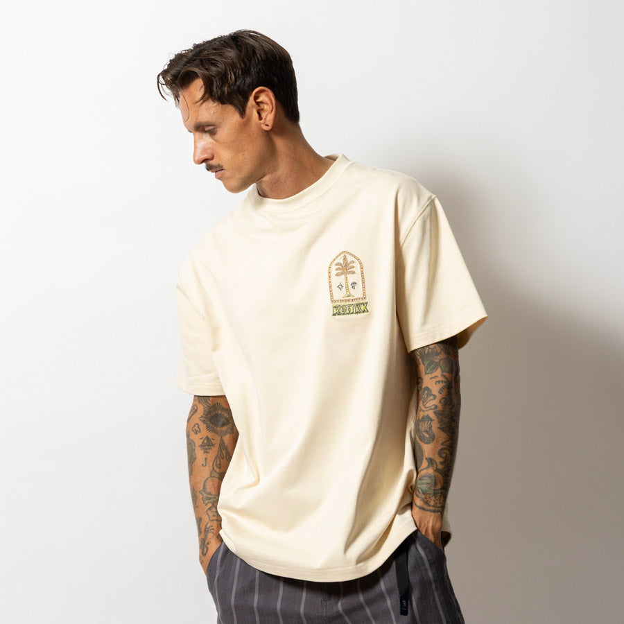 ROARK ロアーク Tシャツ "AUGS PALM" 14oz H/W TEE RTJHW1221