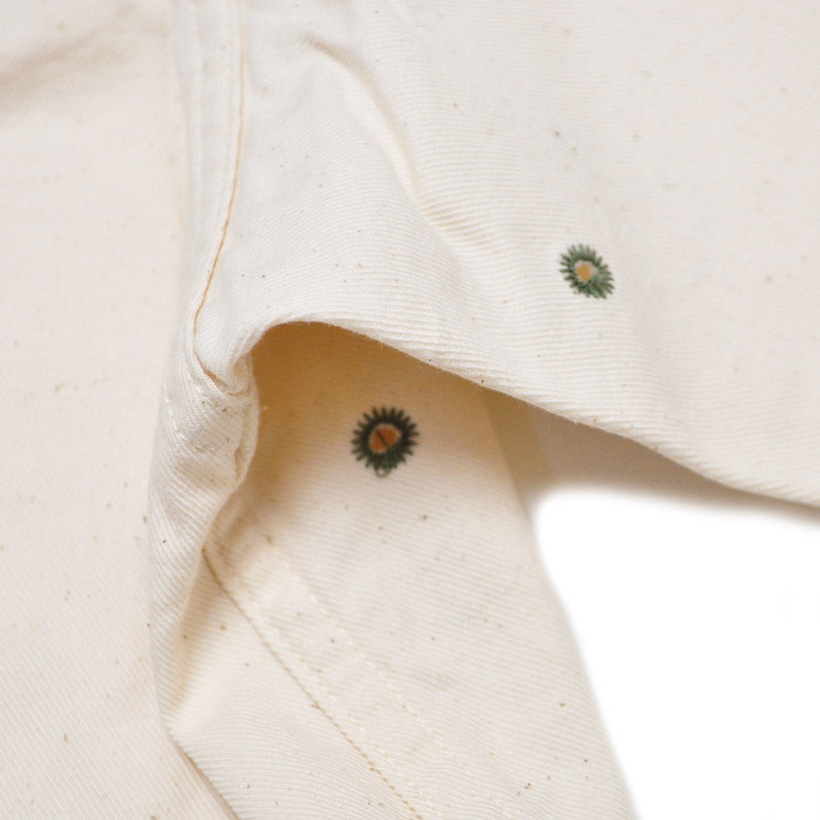 NIGEL CABOURN ナイジェルケーボン シャツ ベースボールシャツ ショートスリーブ - コットンツイル 80520011002 BASEBALL SHIRT S/S - COTTON TWILL
