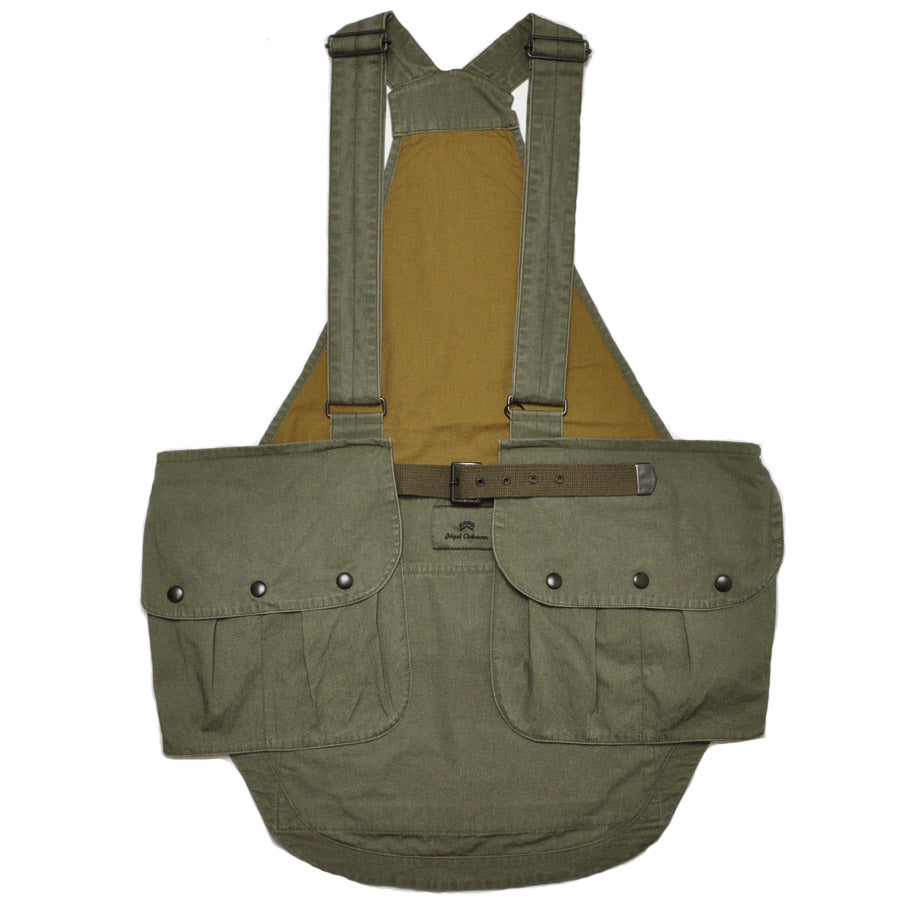 NIGEL CABOURN ナイジェルケーボン ベスト フィッシングベスト - ピグメントダイ FISHING VEST - PIGMENT DYE 80520070003