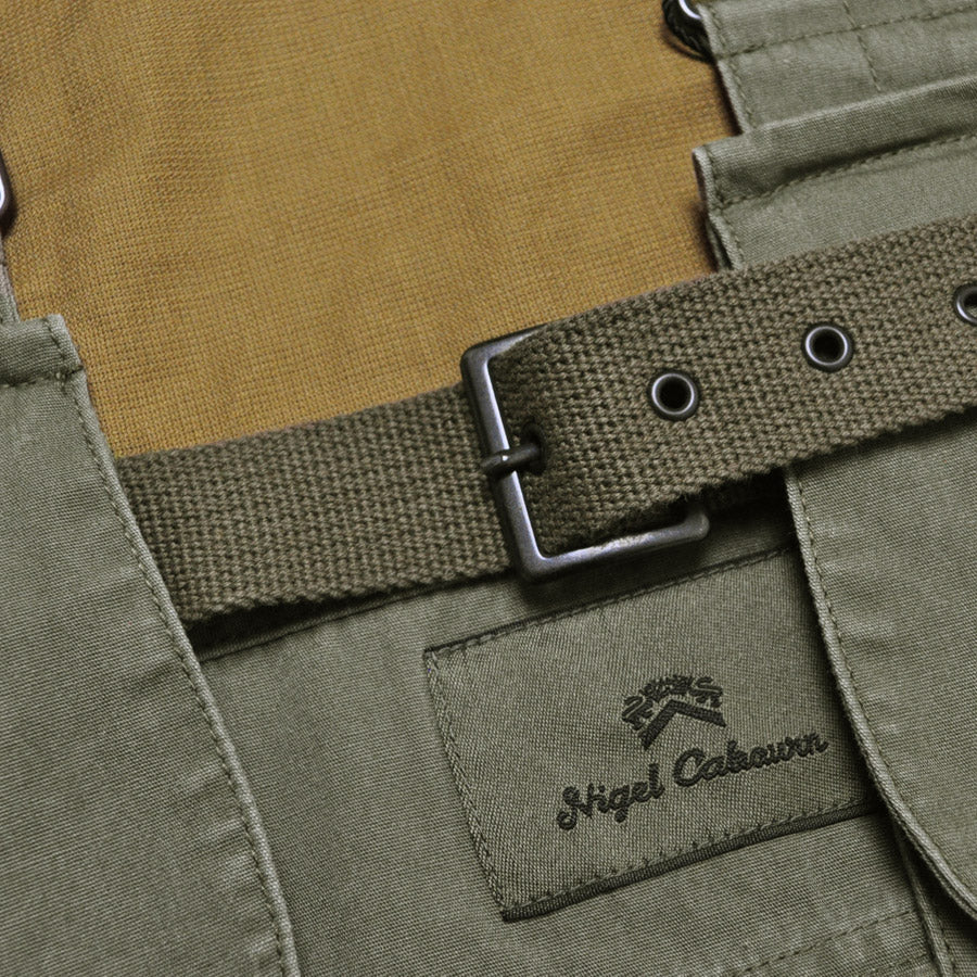 NIGEL CABOURN ナイジェルケーボン ベスト フィッシングベスト - ピグメントダイ FISHING VEST - PIGMENT DYE 80520070003