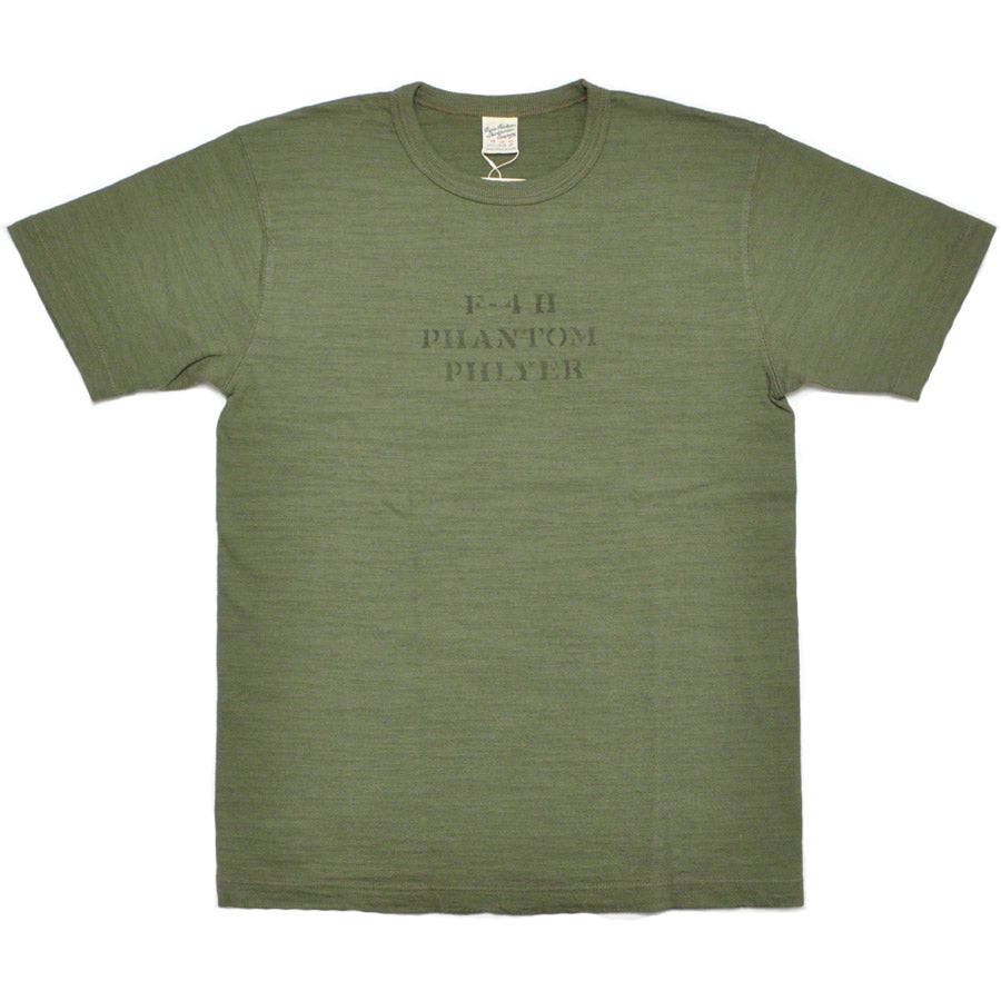 BUZZ RICKSON'S バズリクソンズ Tシャツ BR79730 SLUB YARN T-SHIRT PHANTOM PHLYER