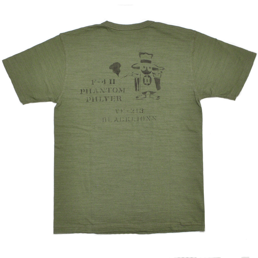 BUZZ RICKSON'S バズリクソンズ Tシャツ BR79730 SLUB YARN T-SHIRT PHANTOM PHLYER