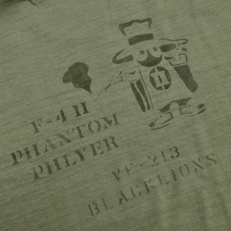 BUZZ RICKSON'S バズリクソンズ Tシャツ BR79730 SLUB YARN T-SHIRT PHANTOM PHLYER