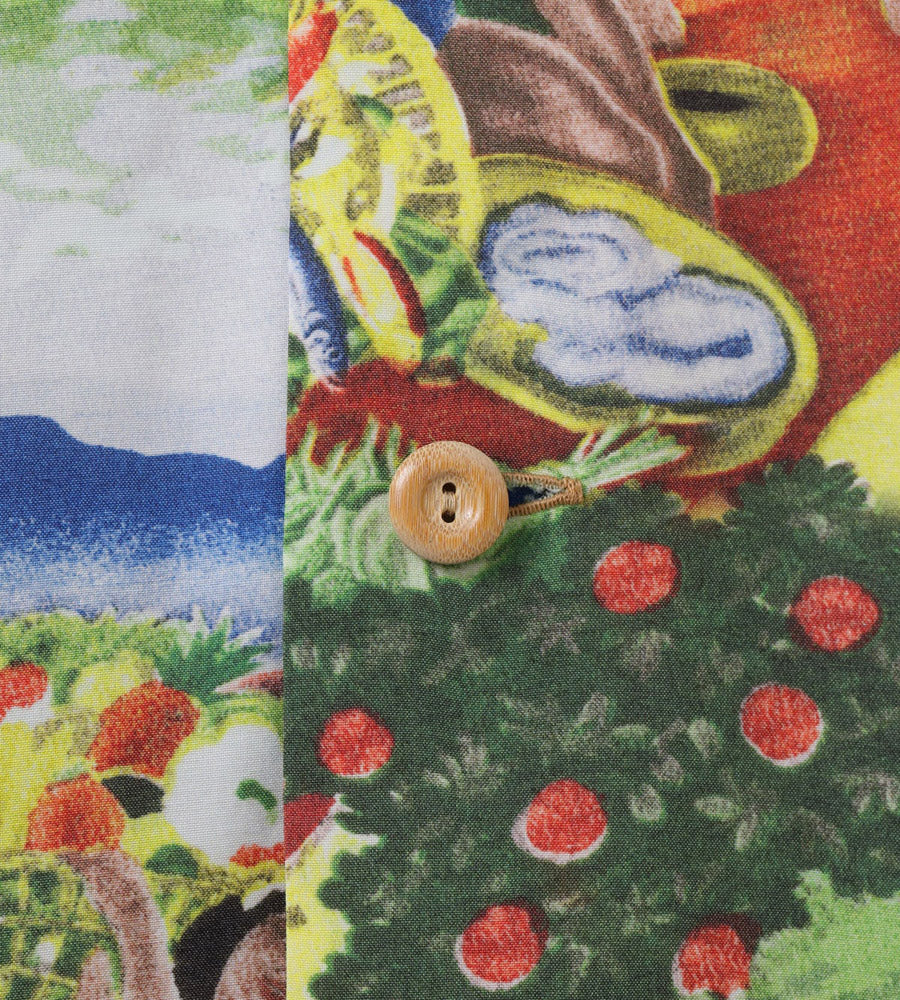 SUN SURF サンサーフ アロハシャツ SS39678 SUN SURF SPECIAL EDITION “ORIGINAL MATSON MENU DESIGN by EUGENE SAVAGE” (SHORT SLEEVE)