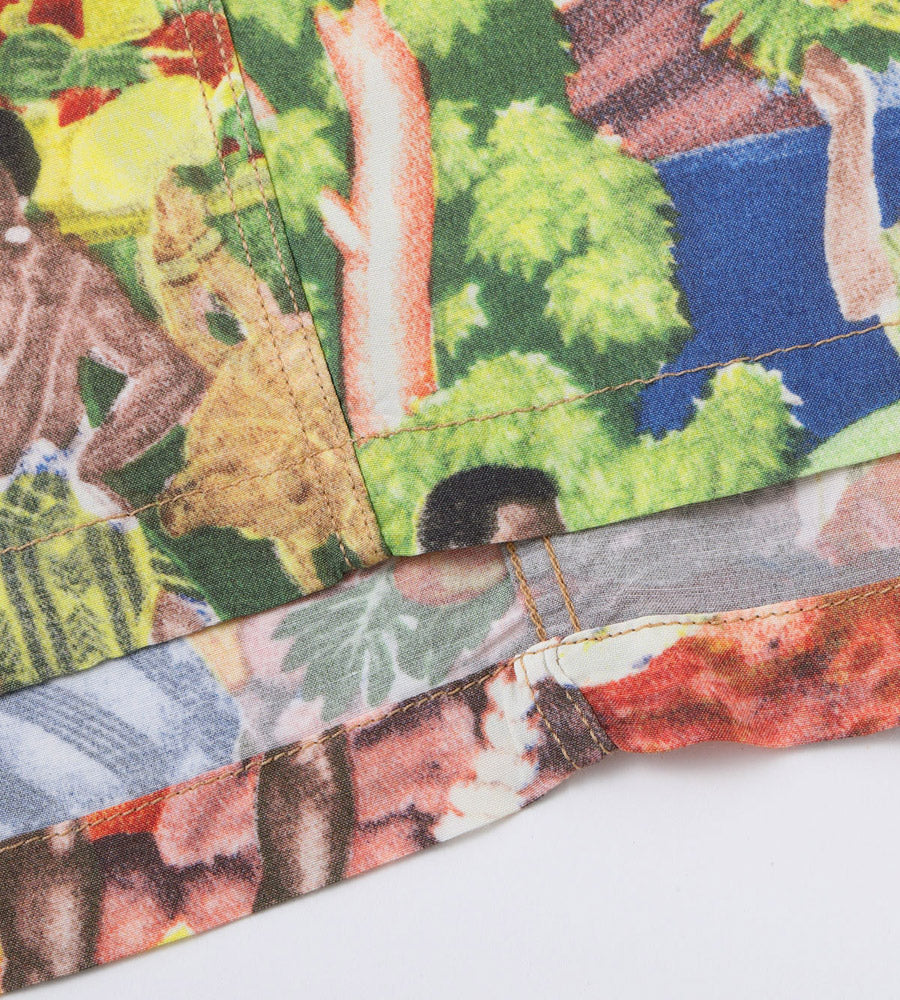 SUN SURF サンサーフ アロハシャツ SS39678 SUN SURF SPECIAL EDITION “ORIGINAL MATSON MENU DESIGN by EUGENE SAVAGE” (SHORT SLEEVE)