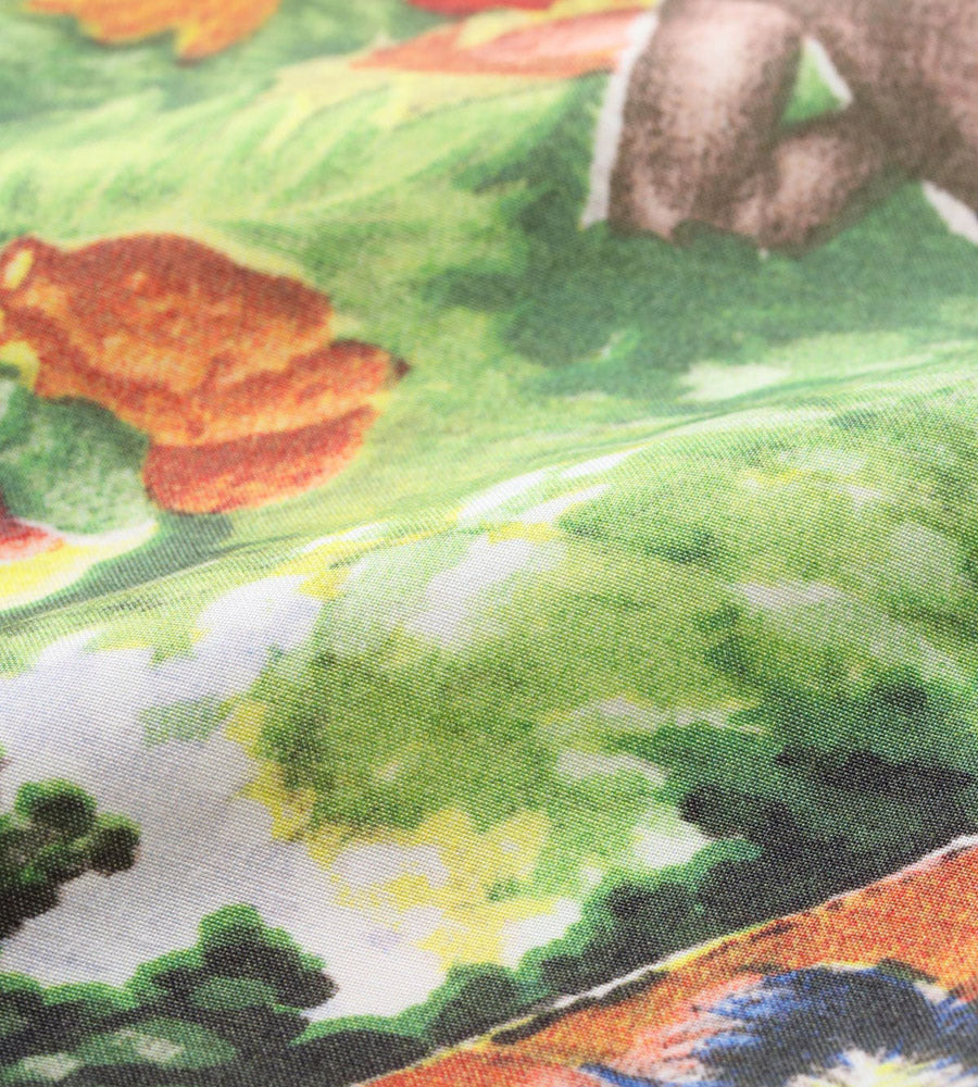 SUN SURF サンサーフ アロハシャツ SS39678 SUN SURF SPECIAL EDITION “ORIGINAL MATSON MENU DESIGN by EUGENE SAVAGE” (SHORT SLEEVE)
