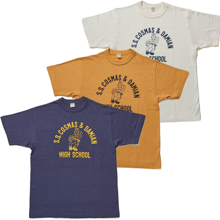 WAREHOUSE ウエアハウス Tシャツ Lot 4601 S.S.COSMAS & DAMIAN メンズ 半袖