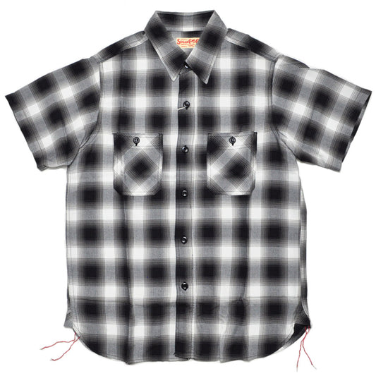 シュガーケーン SUGAR CANE シャツ SC39728 RAYON OMBRE CHECK S/S WORK SHIRT