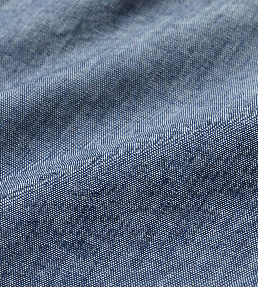 シュガーケーン SUGAR CANE シャツ SC39731 CHAMBRAY WORK SHIRT with CHAIN EMBROIDERED
