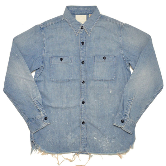 FULLCOUNT フルカウント シャツ 4890HW-24 Denim Work Shirt デニムワークシャツ