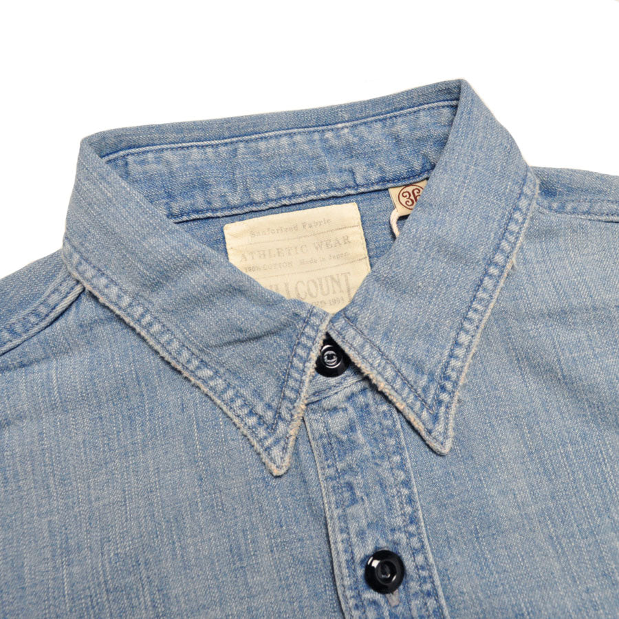 FULLCOUNT フルカウント シャツ 4890HW-24 Denim Work Shirt デニムワークシャツ
