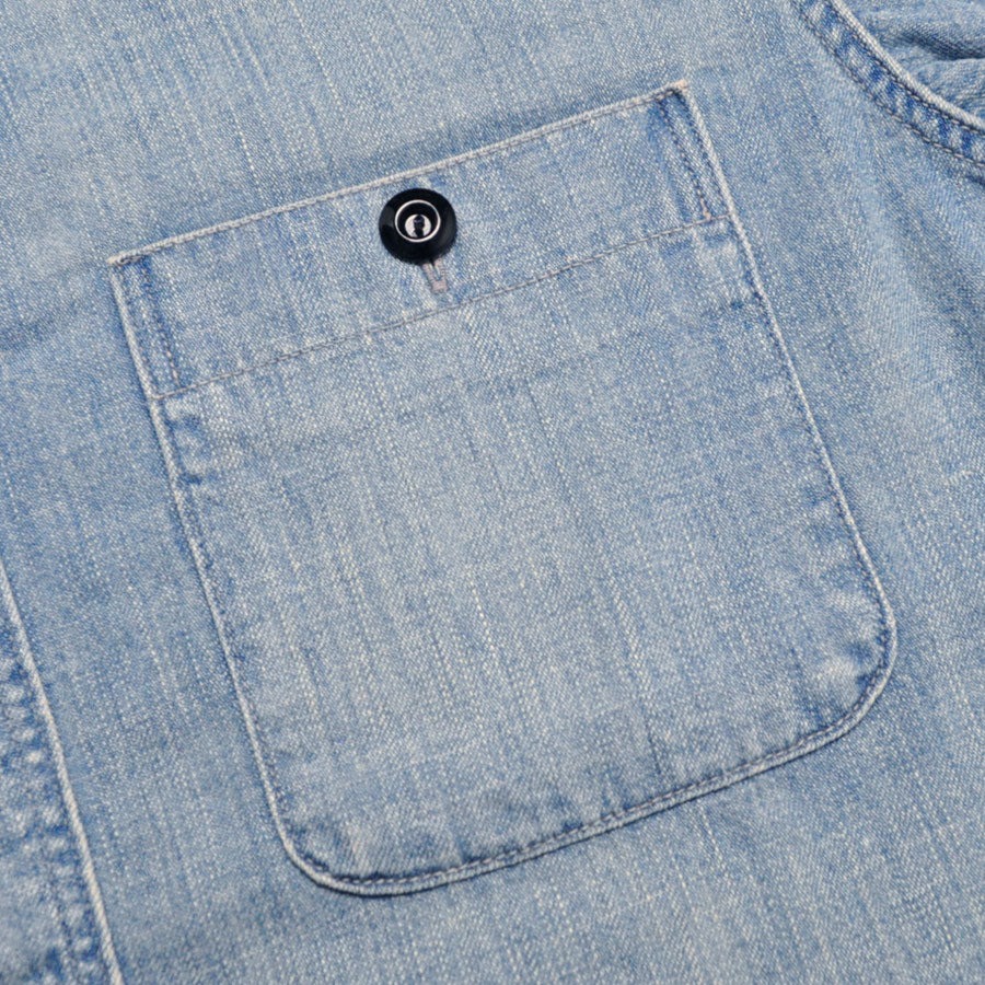 FULLCOUNT フルカウント シャツ 4890HW-24 Denim Work Shirt デニムワークシャツ