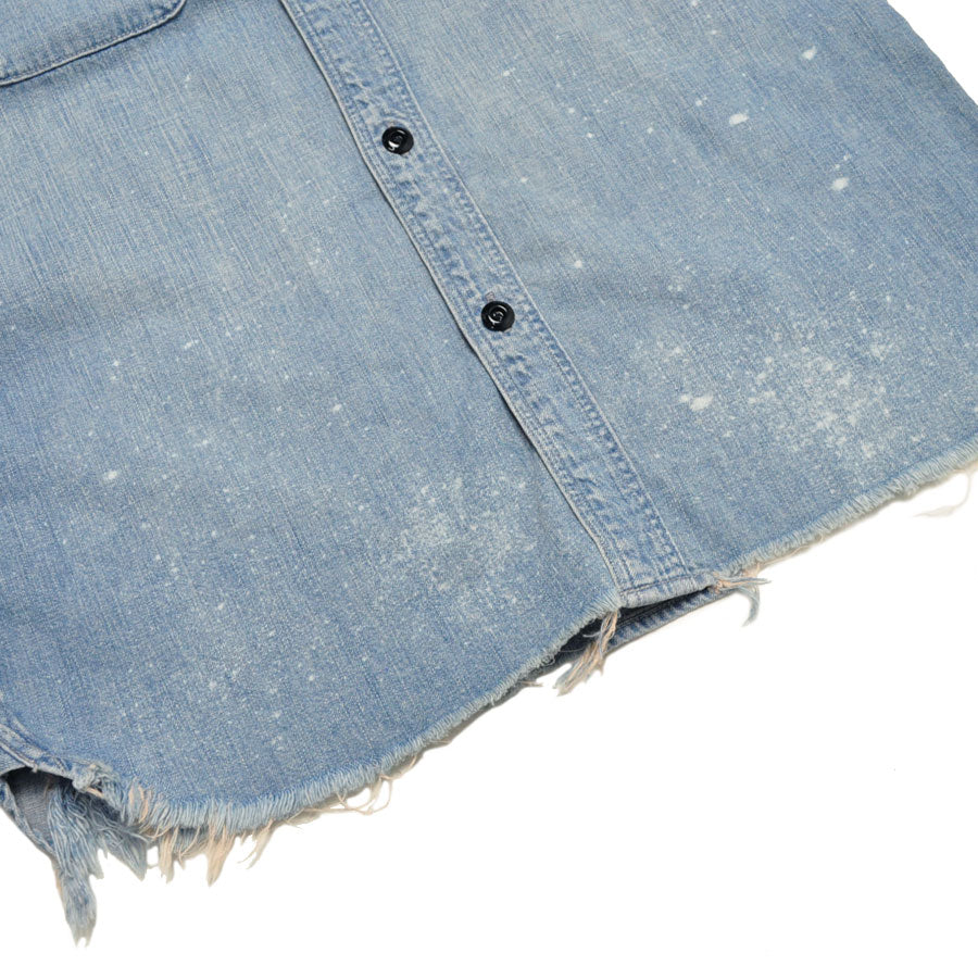 FULLCOUNT フルカウント シャツ 4890HW-24 Denim Work Shirt デニムワークシャツ