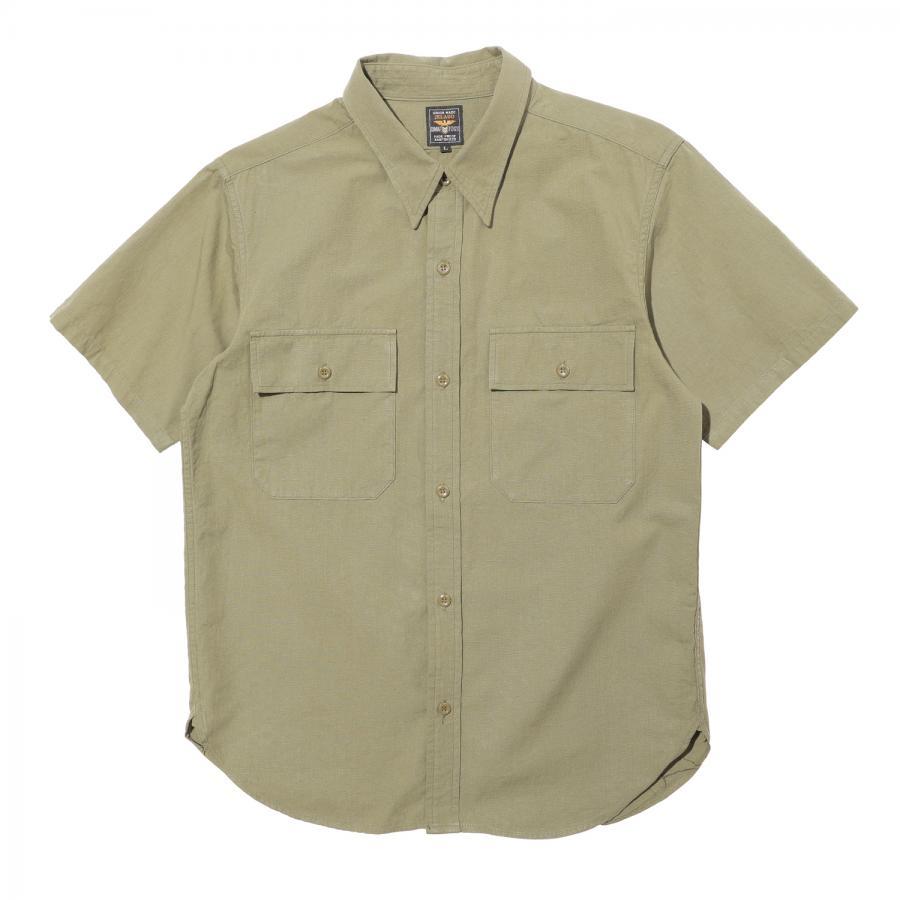 JELADO ジェラード S/S Officer Shirt CT21114A オフィサーシャツ メンズ オリーブ