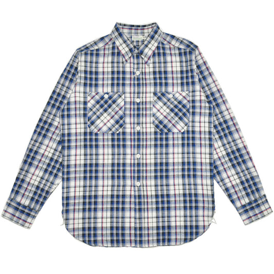 WAREHOUSE ウエアハウス シャツ Lot 3055 LONG SLEEVE CHECK WORK SHIRTS B柄