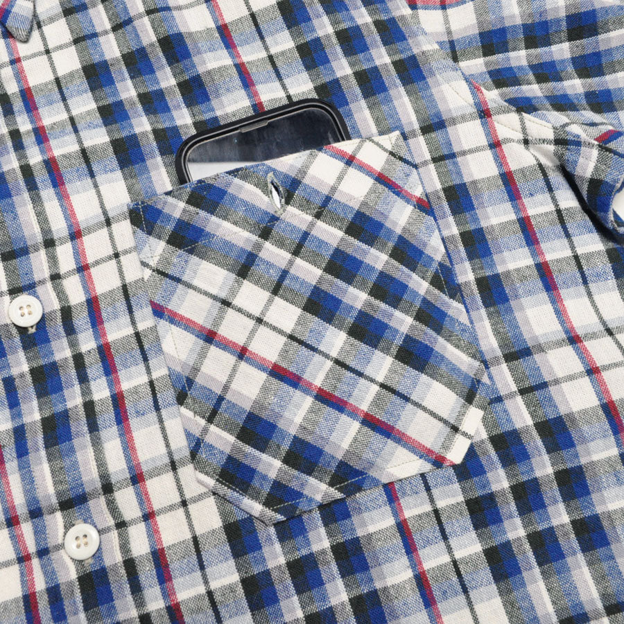 WAREHOUSE ウエアハウス シャツ Lot 3055 LONG SLEEVE CHECK WORK SHIRTS B柄