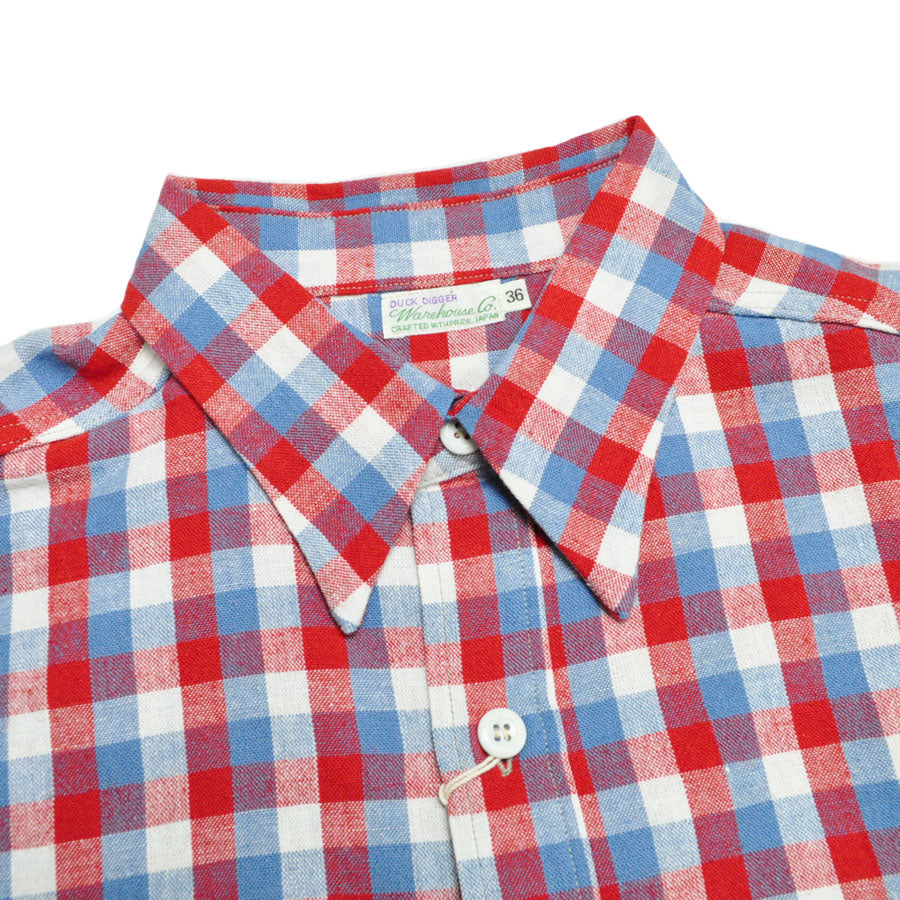 WAREHOUSE ウエアハウス シャツ Lot 3055 LONG SLEEVE CHECK WORK SHIRTS A柄