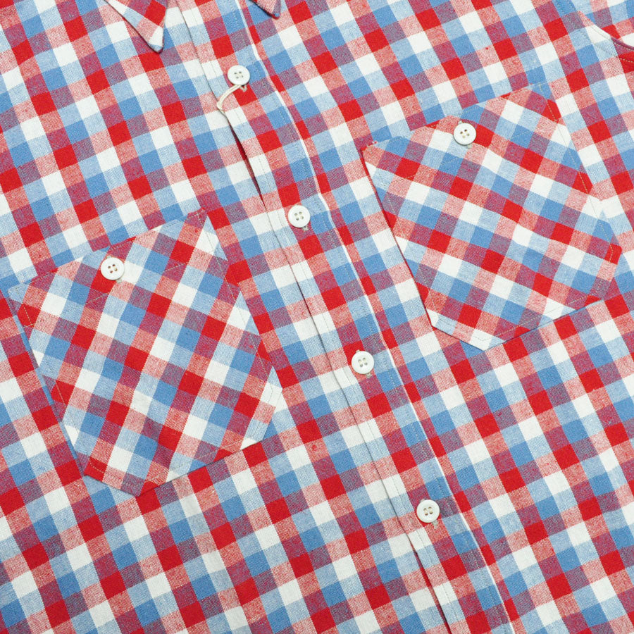 WAREHOUSE ウエアハウス シャツ Lot 3055 LONG SLEEVE CHECK WORK SHIRTS A柄