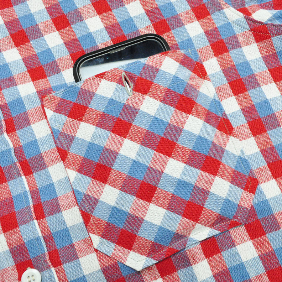 WAREHOUSE ウエアハウス シャツ Lot 3055 LONG SLEEVE CHECK WORK SHIRTS A柄