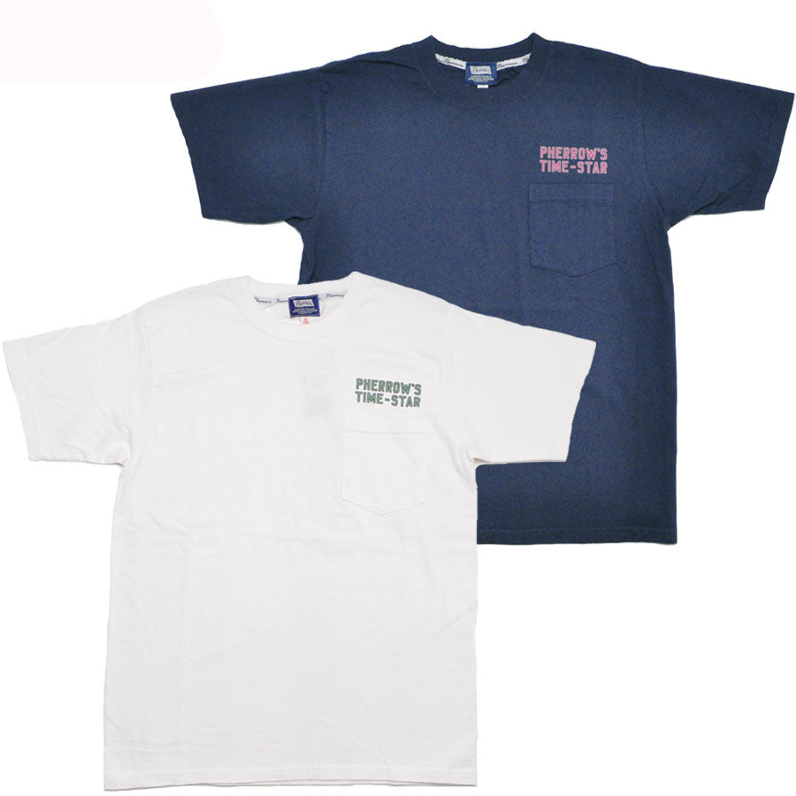 PHERROW'S フェローズ Tシャツ 26S-PPT3 ポケットTシャツ 肉厚 PTシリーズ