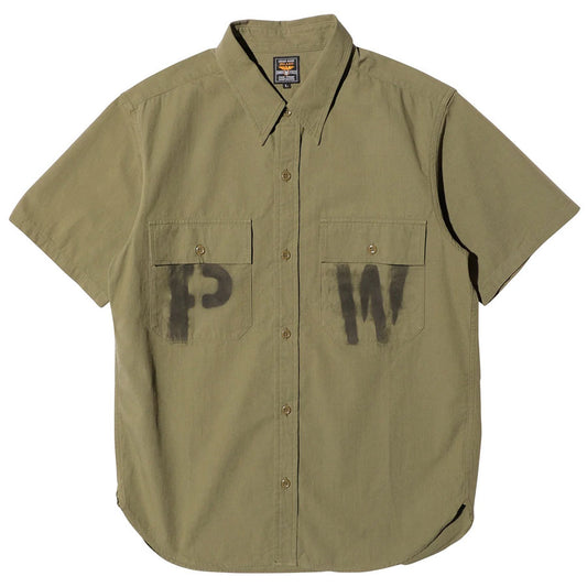 JELADO ジェラード S/S Officer Shirt PW Stencil Custom CT21114B ワークシャツ メンズ