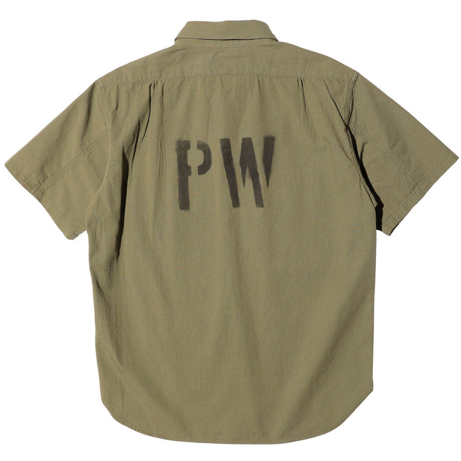 JELADO ジェラード S/S Officer Shirt PW Stencil Custom CT21114B ワークシャツ メンズ