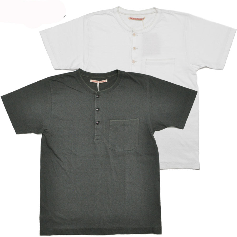 TWO MOON トゥームーン Tシャツ 26344 Henry neck Pocket T-shirt ヘンリーネック ポケット Tシャツ
