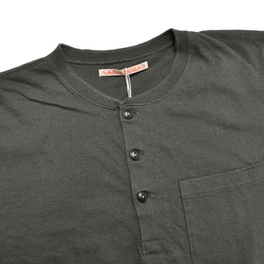 TWO MOON トゥームーン Tシャツ 26344 Henry neck Pocket T-shirt ヘンリーネック ポケット Tシャツ