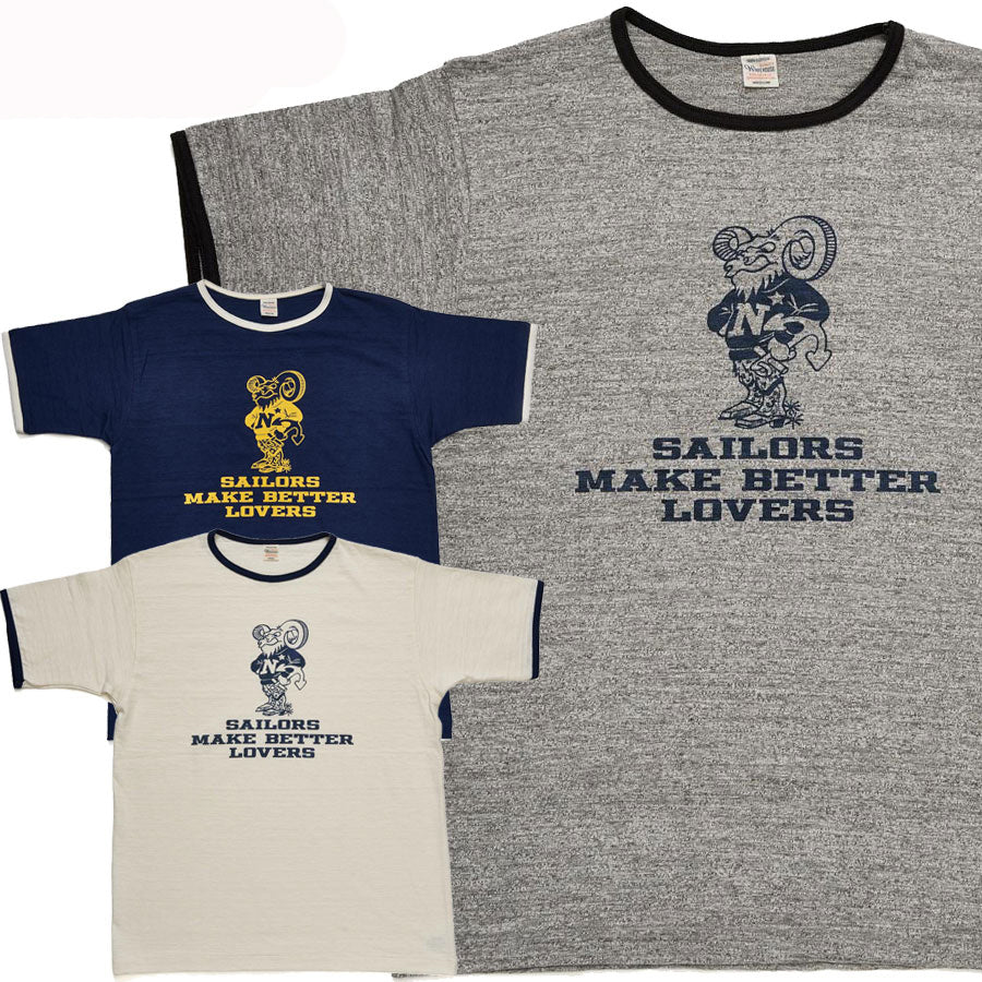 WAREHOUSE ウエアハウス Tシャツ Lot 4059 リンガーT SAILORS