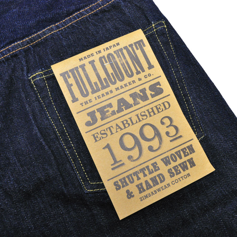 FULLCOUNT フルカウント デニム パンツ 1101SSW Straight Denim (Super Smooth) (One Wash)