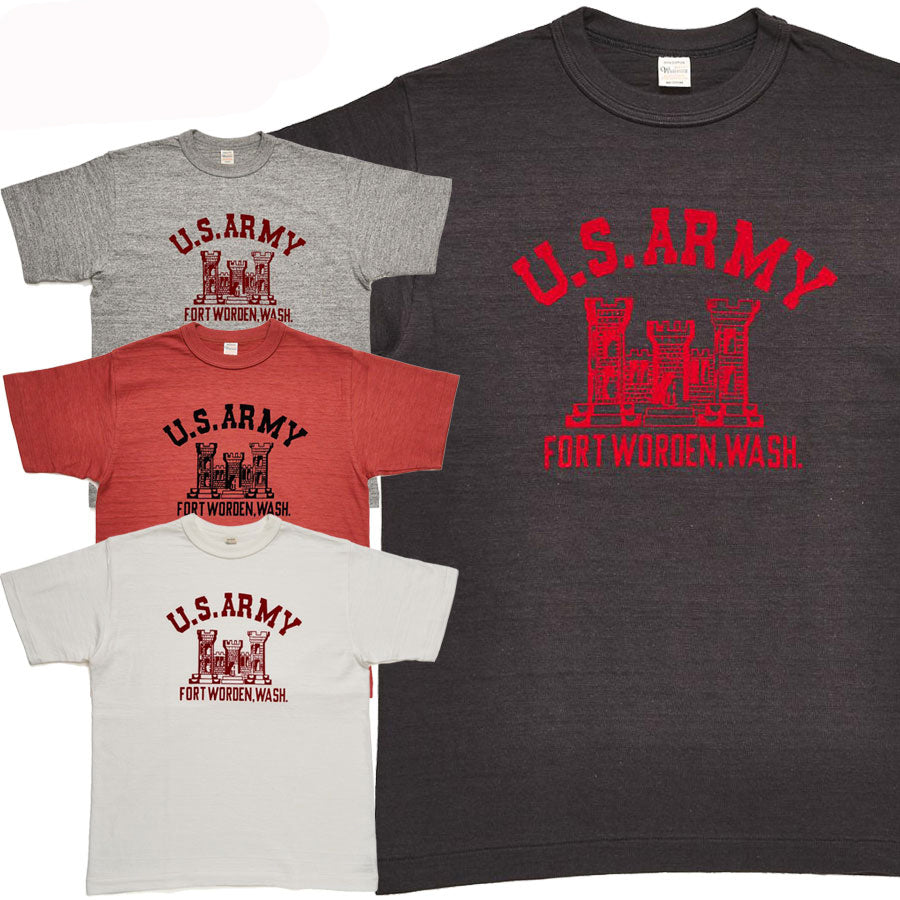 WAREHOUSE ウエアハウス Tシャツ Lot 4601 FORT WORDEN