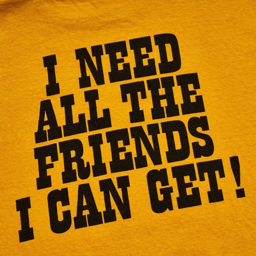 WAREHOUSE ウエアハウス Tシャツ Lot YP126S-2 I NEED ALL THE FRIENDS(CHARLIE BROWN) コラボ ピーナッツ PEANUTS スヌーピー