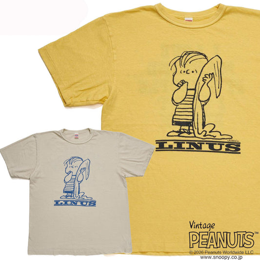 WAREHOUSE ウエアハウス Tシャツ Lot YP126S-4 I LOVE MANKIND…(LINUS) コラボ ピーナッツ PEANUTS スヌーピー