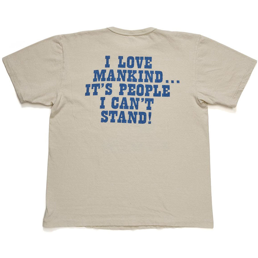 WAREHOUSE ウエアハウス Tシャツ Lot YP126S-4 I LOVE MANKIND…(LINUS) コラボ ピーナッツ PEANUTS スヌーピー