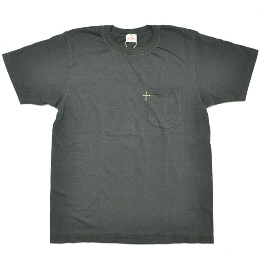 TWO MOON トゥームーン Tシャツ 26345 Pocket T-shirt クロス刺繍入りポケットTシャツ