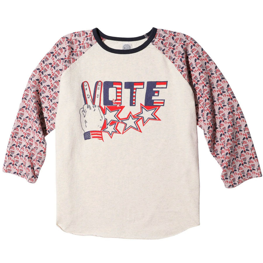 JELADO ジェラード Tシャツ Raglan Tee VOTE Print AB23212