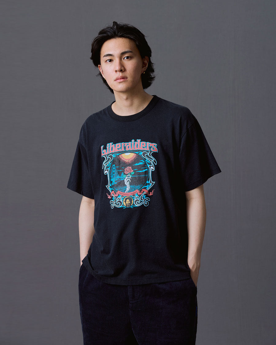 Liberaiders リベレイダース Tシャツ DEAD ROSE TEE 736012603 半袖