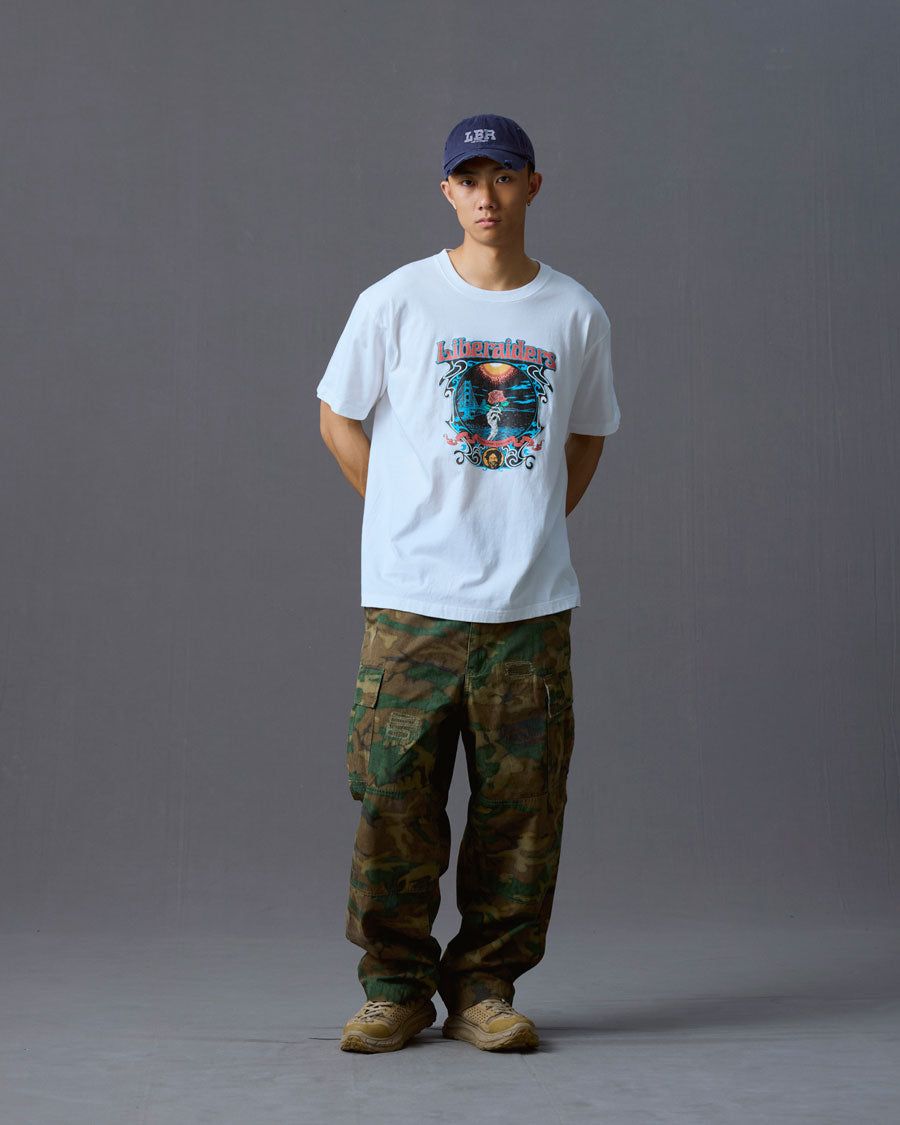Liberaiders リベレイダース Tシャツ DEAD ROSE TEE 736012603 半袖