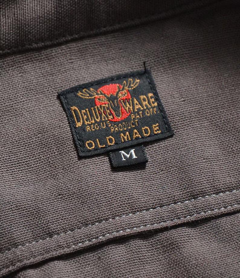 DELUXEWARE デラックスウエア ネルシャツ HV-61 DOUBLE.GRAY 長袖 メンズ