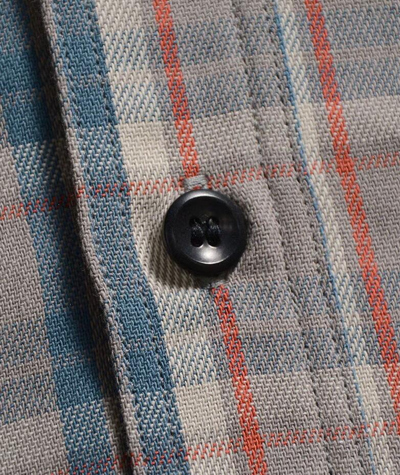 DELUXEWARE デラックスウエア ネルシャツ HV-61 DOUBLE.GRAY 長袖 メンズ