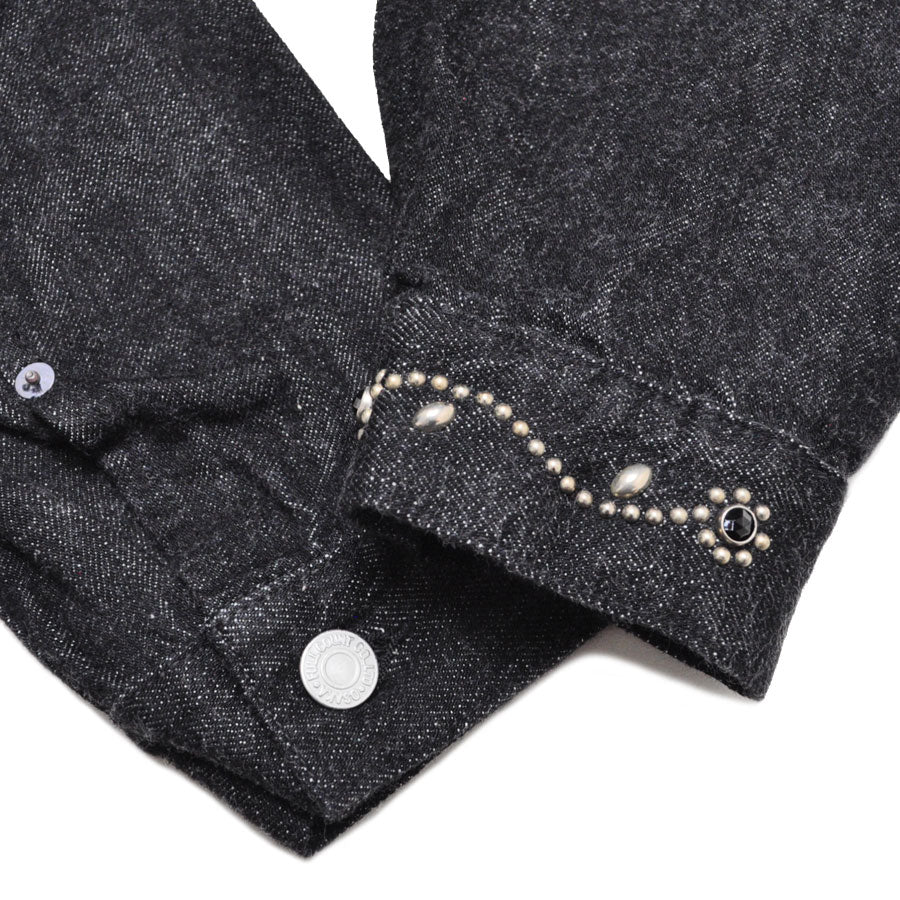 FULLCOUNT フルカウント デニムジャケット 2102BKSS-HTC Type 2 On Studs by Zip Stevenson HTC エイチティーシー