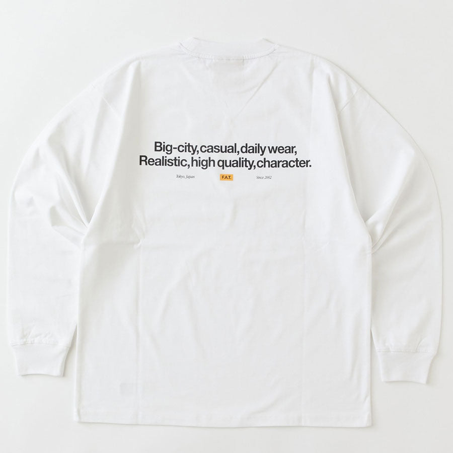 FAT エフエーティー Tシャツ 長袖 ロンT 7oz SIGNATee L F32620-CT19
