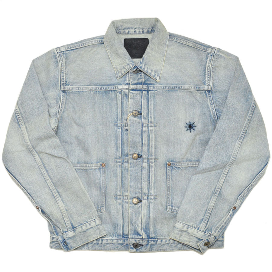 FULLCOUNT フルカウント デニムジャケット GFC2002HW Classic Pleated Denim Jacket (Hard Wash) GDC ジーディーシー