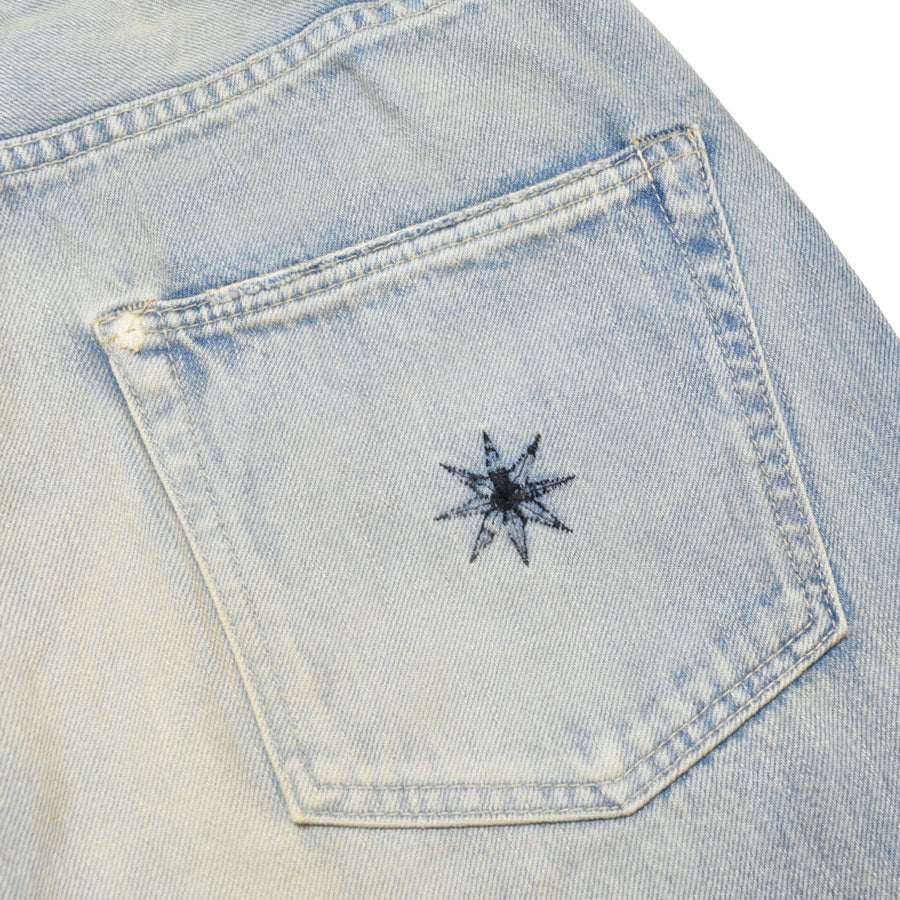 FULLCOUNT フルカウント デニム パンツ GFC1002HW Wide Denim (Hard Wash) GDC ジーディーシー