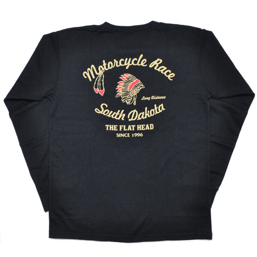 THE FLAT HEAD フラットヘッド Tシャツ 吊り生地 双糸 ロングスリーブTシャツ SOUTH DAKOTA FN-TML-105