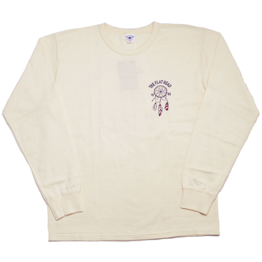 THE FLAT HEAD フラットヘッド Tシャツ 吊り生地 双糸 ロングスリーブTシャツ SOUTH DAKOTA FN-TML-105
