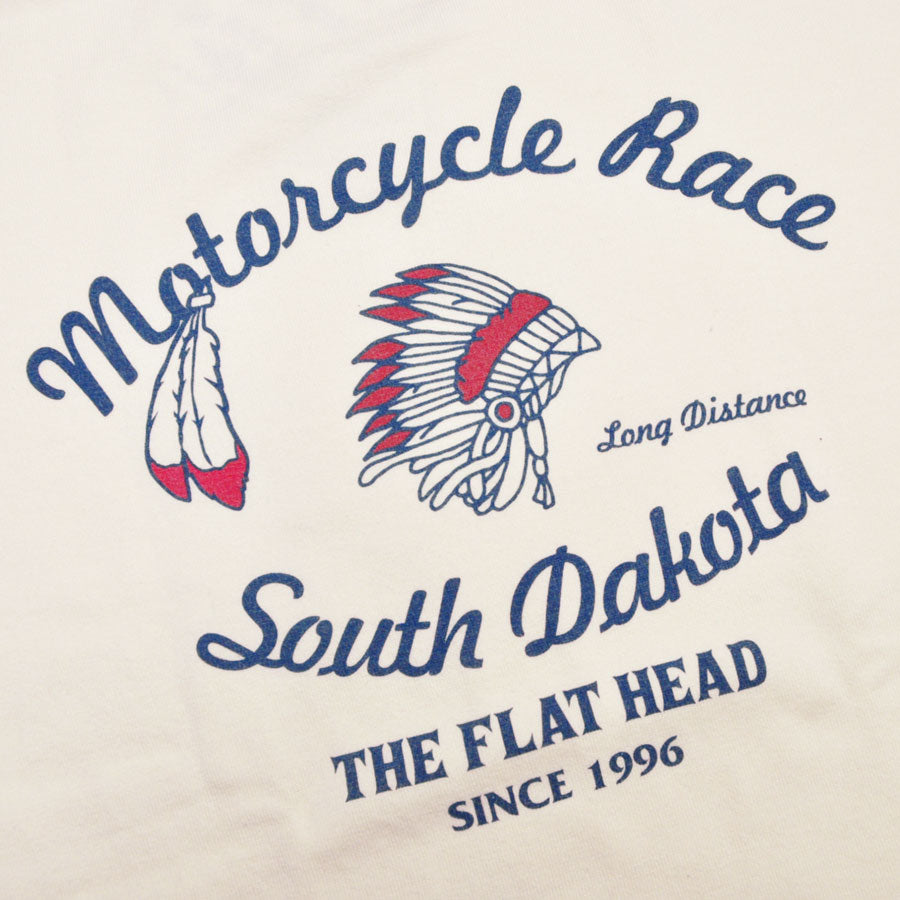 THE FLAT HEAD フラットヘッド Tシャツ 吊り生地 双糸 ロングスリーブTシャツ SOUTH DAKOTA FN-TML-105
