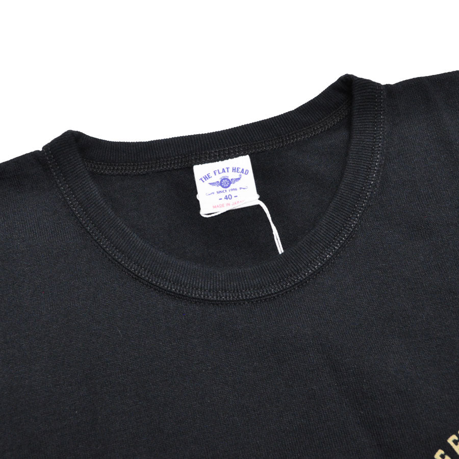 THE FLAT HEAD フラットヘッド Tシャツ 吊り生地 双糸 ロングスリーブTシャツ SOUTH DAKOTA FN-TML-105